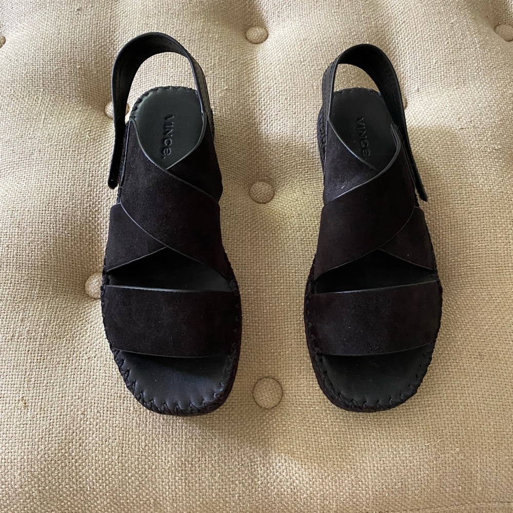 Vince Leather Espadrilles!